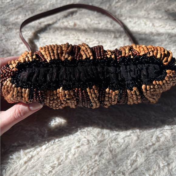 Staud Bean Wood Beaded Bag - Picture 3 of 5